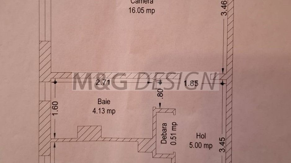 Apartament 1 camera zona Soarelui - Schiță 11