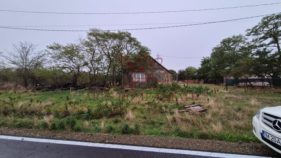 Teren 910 mp cu casa veche – Seceani - 30 km de Timișoara - Poză 3