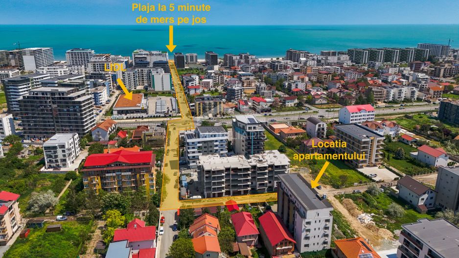 Apartament 2 camere mobilat - 3 min plaja - Mamaia Nord Lidl - Poză 7
