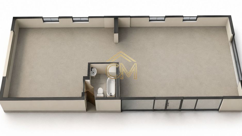 Spatiu Comercial-160MP Construiti-Parter-6 Parcari - Poză 1