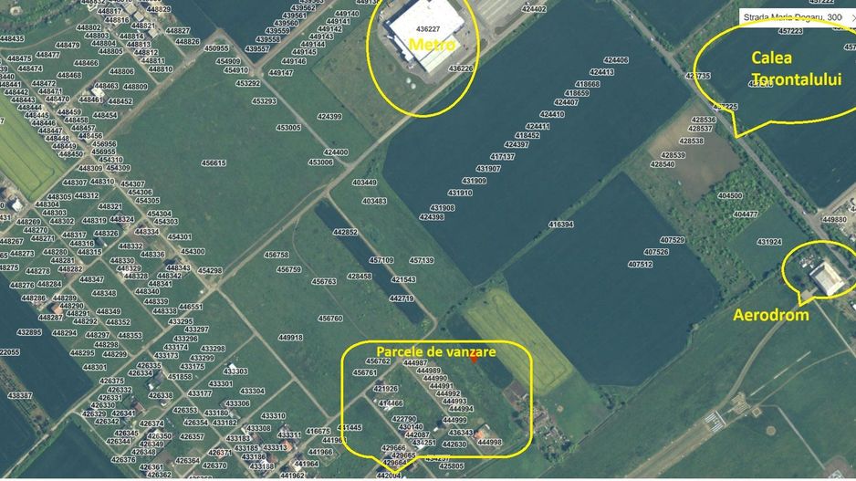 Parcelele intravilane | 635 mp | Toate Utilitățile | Calea Torontalului-Metro 2 - Poză 1