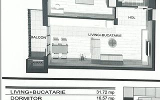 Apartament cu 2 camere | zona Vivo Floresti - Poză 13