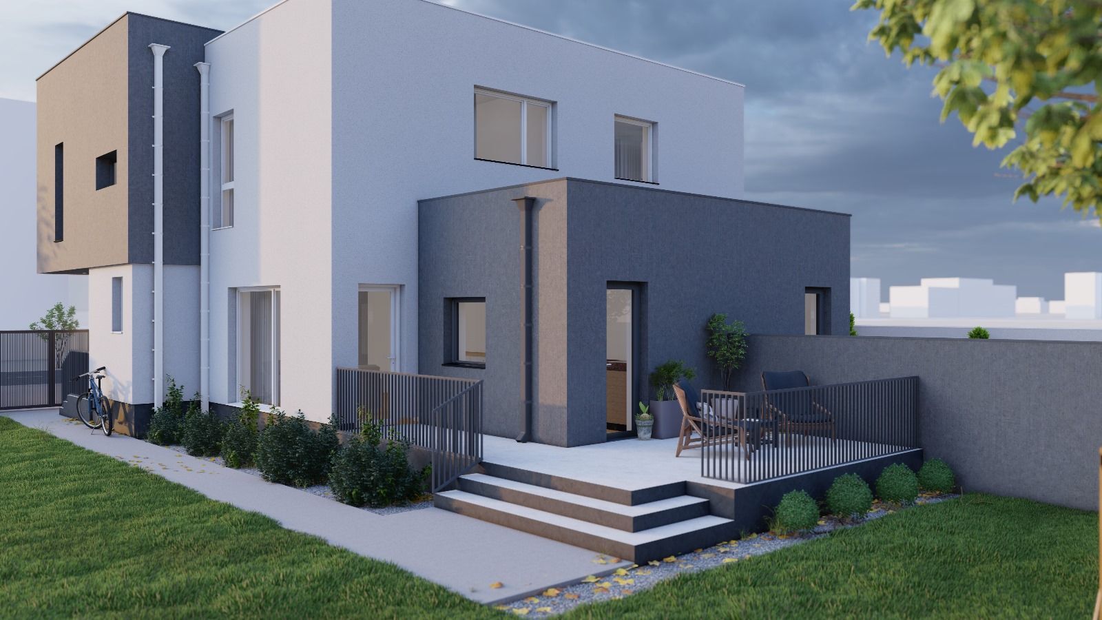 Duplex asimetric-pozitionare excelenta Sacalaz - Poză 7