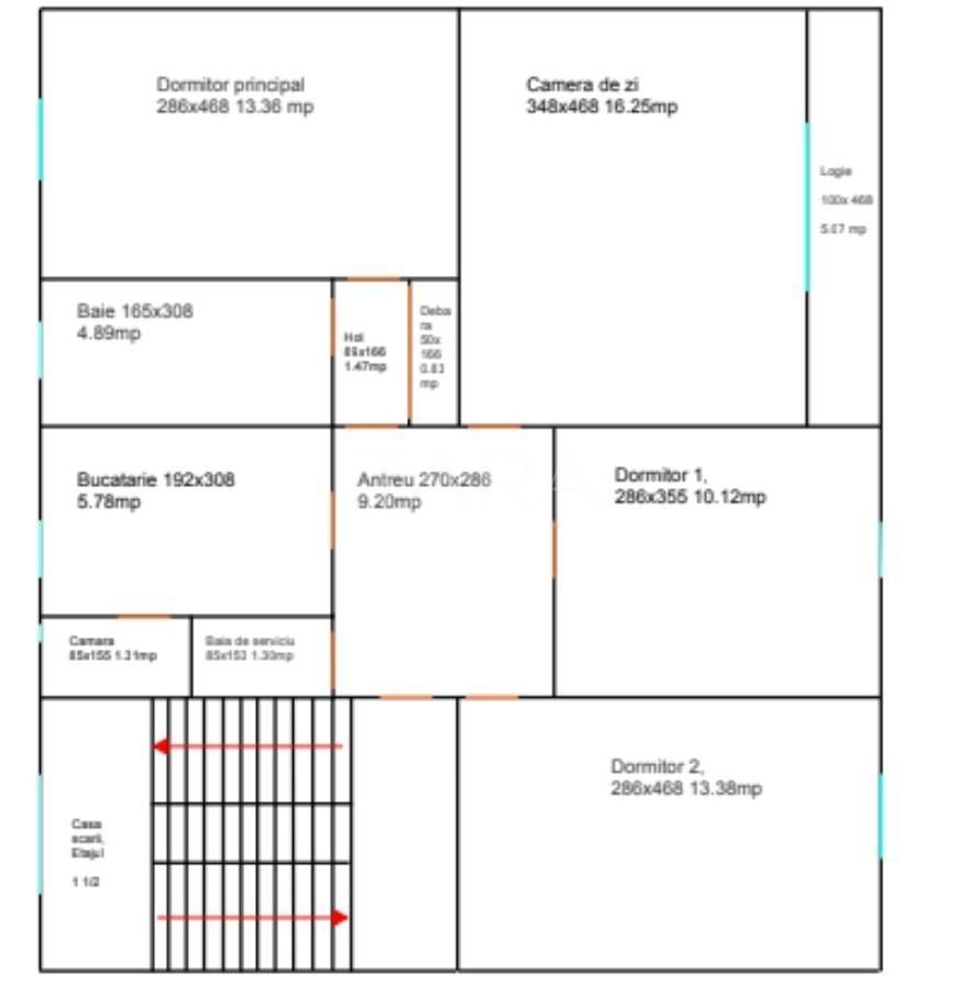 4 camere decomandate în Mănăștur – potențial excelent. - Poză 1