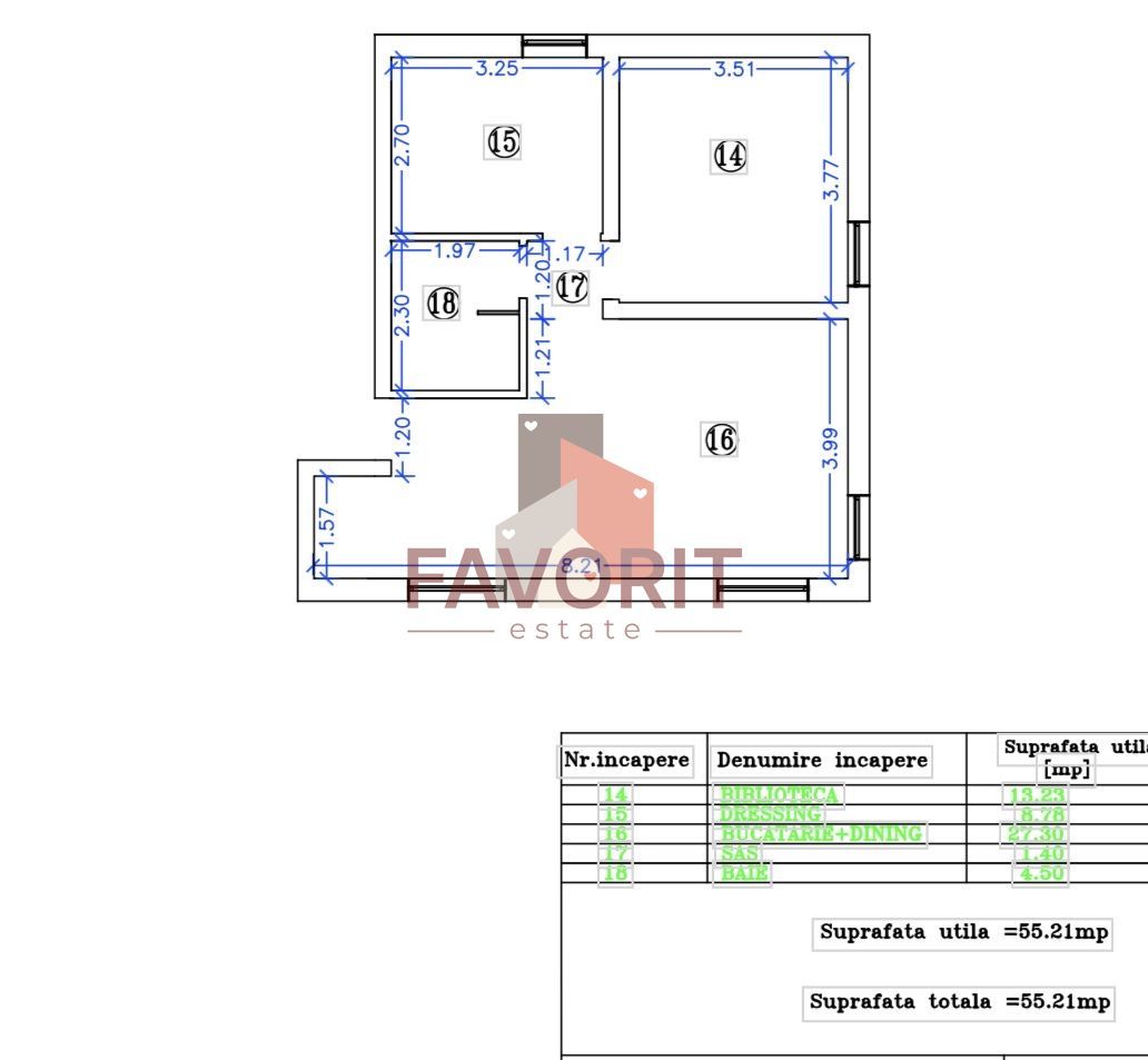 3 camere | Mosnita | Etaj 1 | Complet mobilat | La asfalt | Loc de parcare - Schiță 8