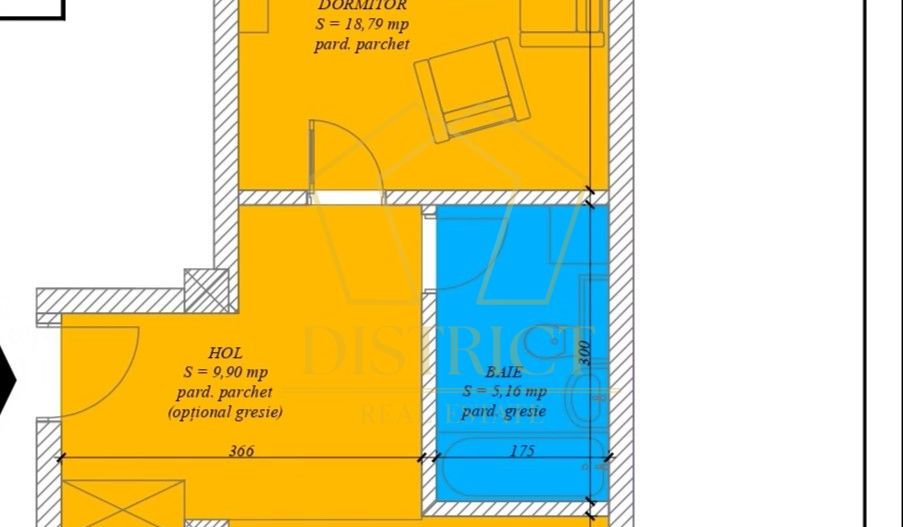 COM 0% Apartamente noi cu 2 camere | Mehala - Schiță 9