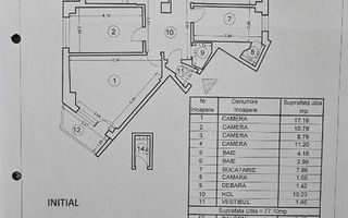 4 CAMERE | TURDA | BLOC ANVELOPAT - Schiță 25