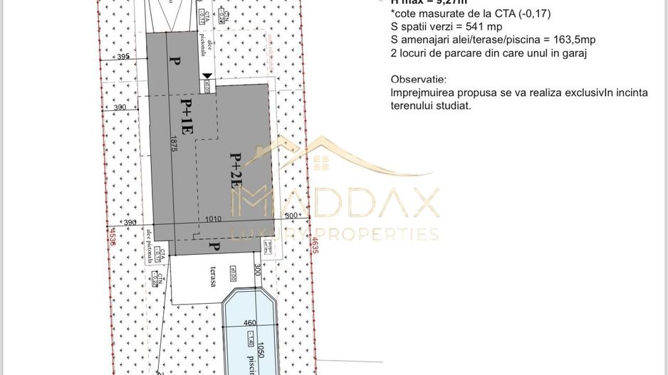 Masterpiece ARK VILLA *863SQM of land* / 309SQM built / Balotesti - Schiță 54