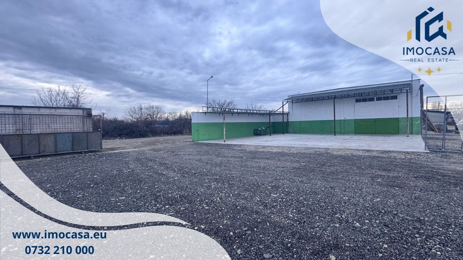 De închiriere hală, cu platformă betonată și curte generoasă - Poză 1