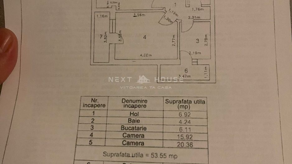 Apartament 2 camere Unirii - Viilor - Rahova - Schiță 11