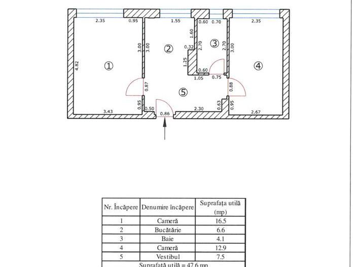 Exclusivitate - Spatiu situat lângă Tribunalul Brașov, 47,6 mp. - Poză 6