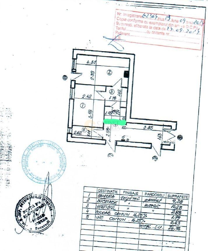 Calea Victoriei | Garsoniera | Etaj Intermediar | Terasa cu 15mp - Poză 6