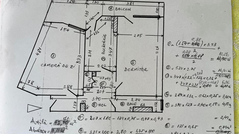 Apartament 2 camere, etaj, 4/4, Micro 13B - Poză 2