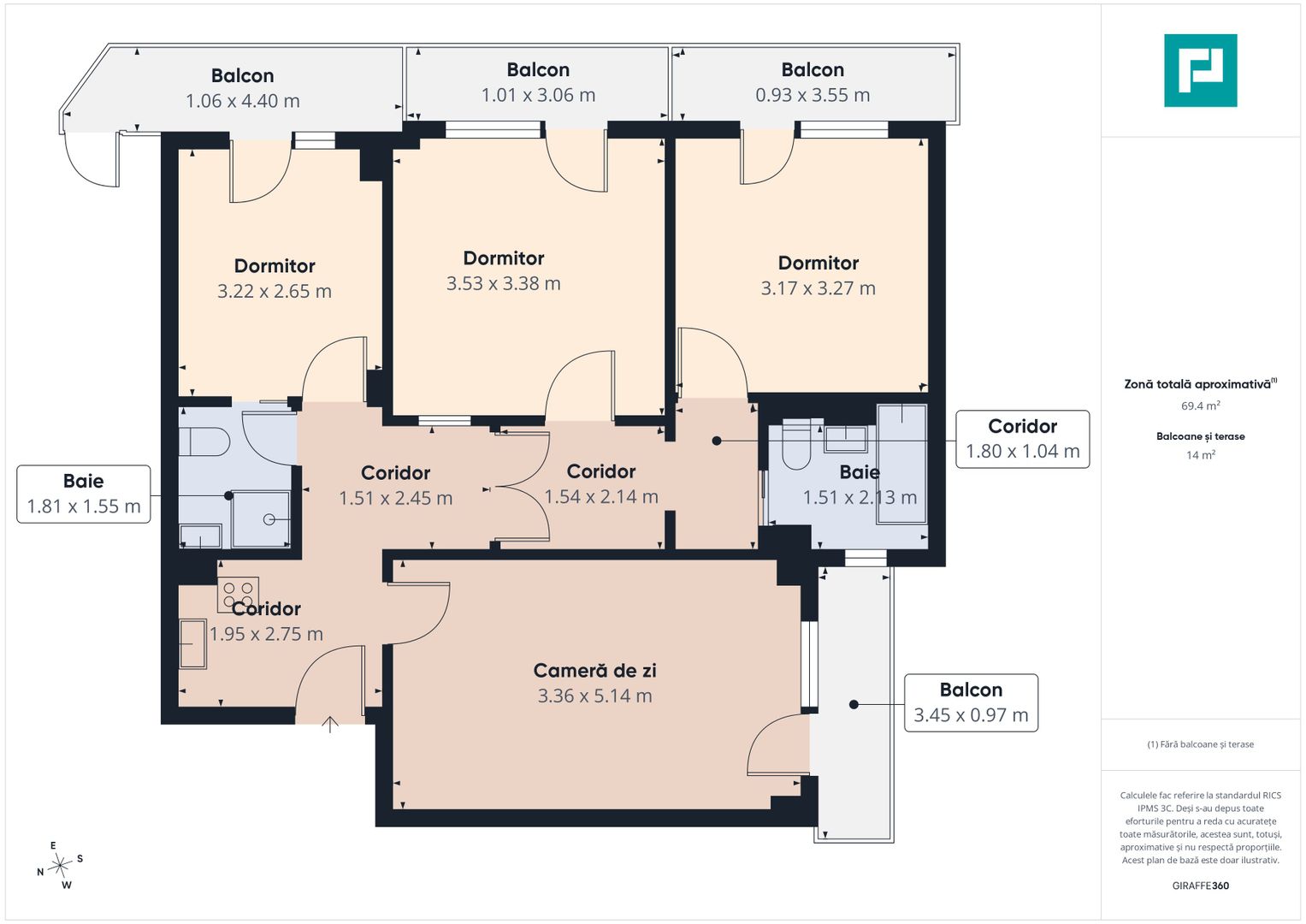 Apartament exclusivist 4 camere 70mp | Malul Begăi - Poză 6