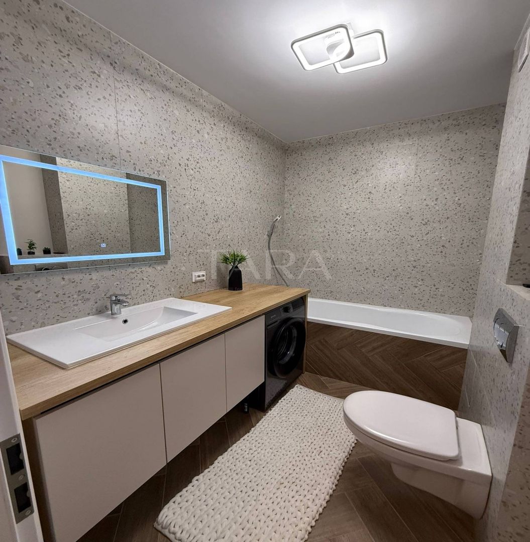 Apartament 3 camere cu grădină. Ultrafinisat si mobilat. - Poză 6