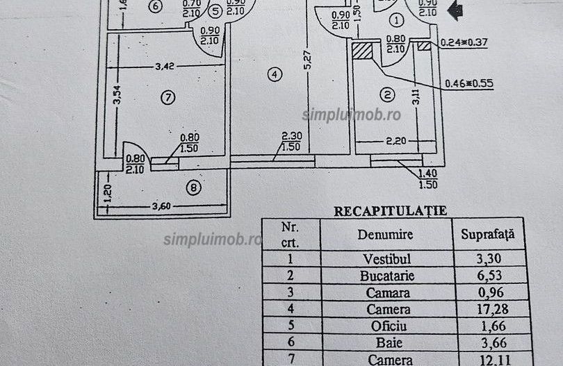 2 camere Metrou Titan Renovat - Poză 8