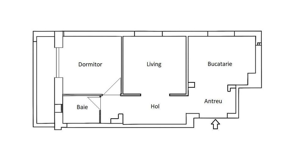 2 camere la cheie | Mobilat & utilat complet | Vedere panoramică | Ghe - Schiță 17