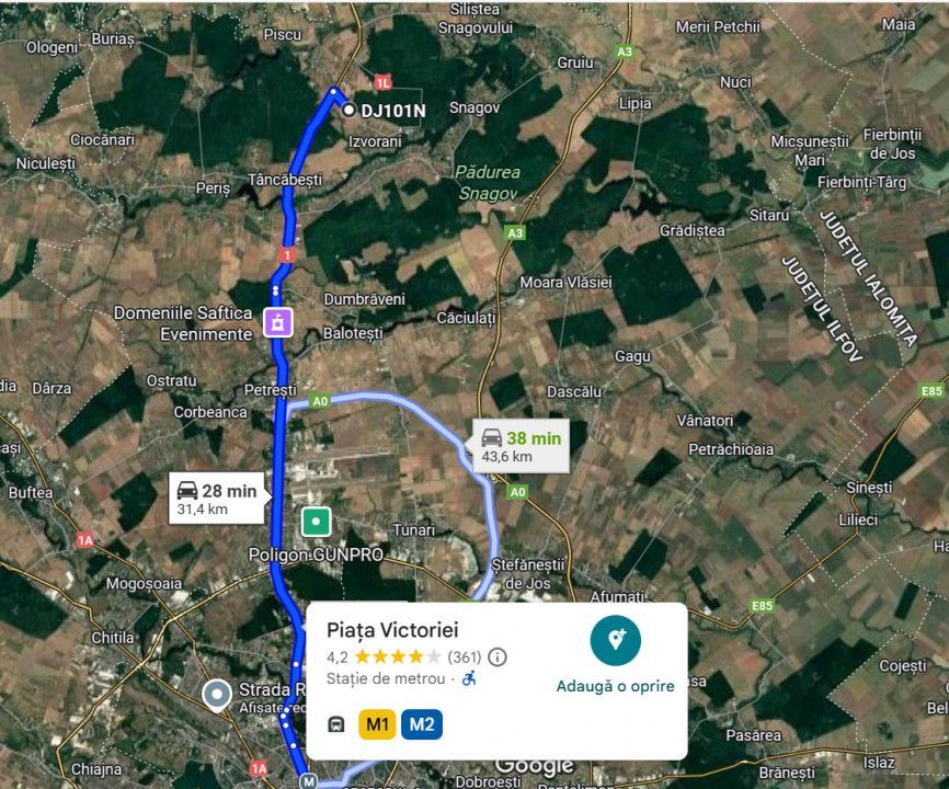 Teren pentru constructie casa cu utilitati – Ciolpani, zona Izvorani - Poză 5