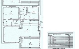 Apartament  3 camere cu parcare subterana inclusa - Schiță 10
