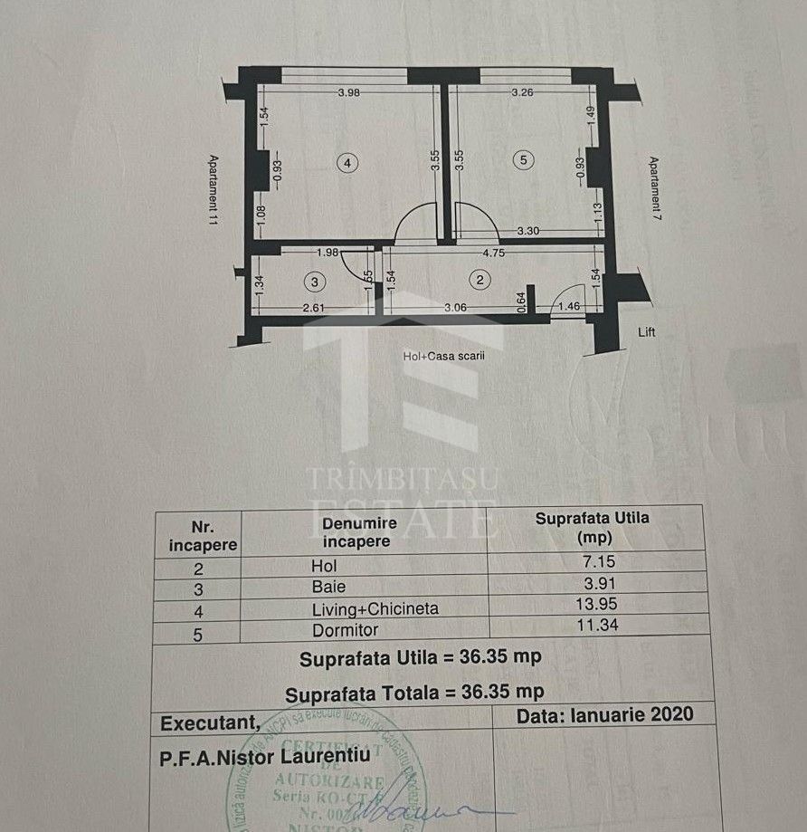 Apartament 2 camere Mamaia Nord - Schiță 11