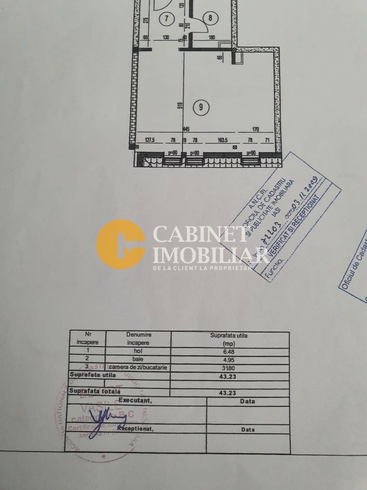 Cug Etaj 3 cu Pod Apartament cu 1 camera 45 mp - Poză 6