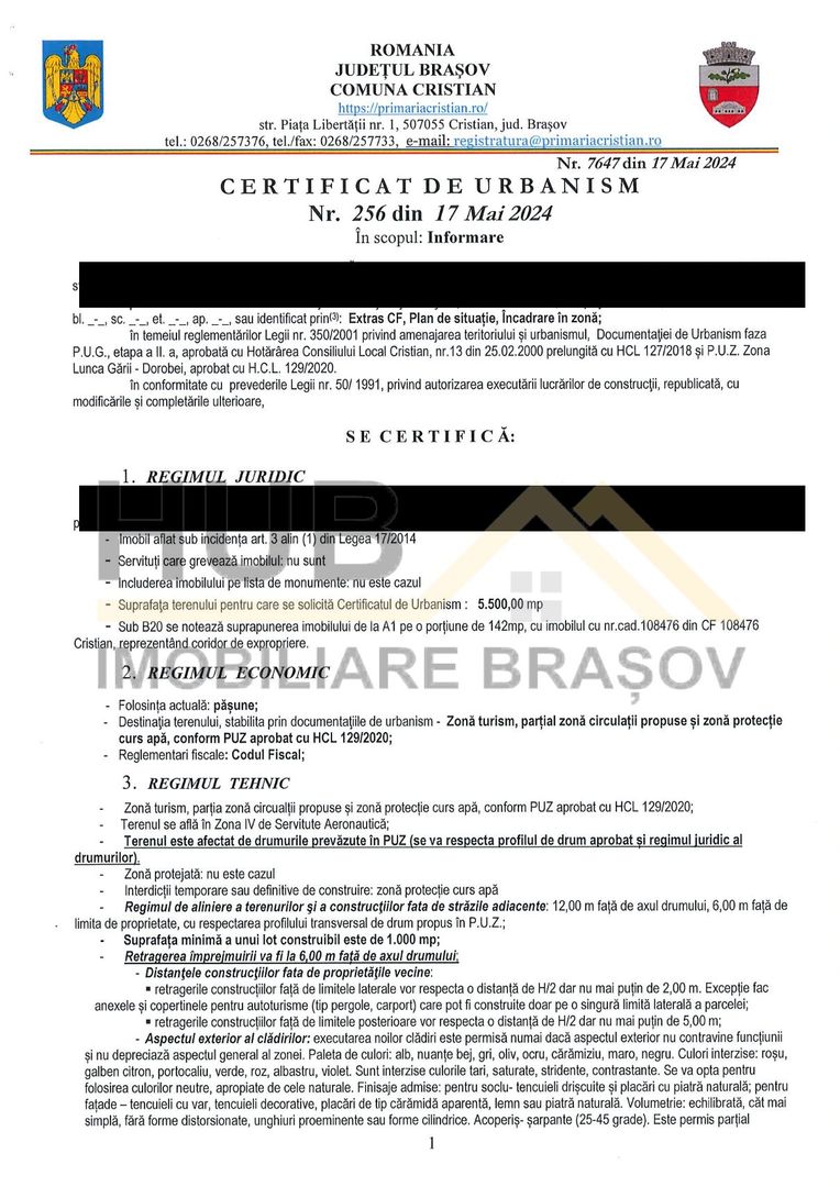 De vanzare Teren Cristian | PUZ Aprobat | Utilitati | 5.358mp - Poză 15