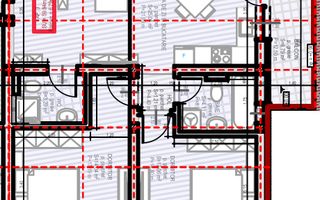 Apartament 3 Camere, et.1, 2 Băi și Balcon - Schiță 10