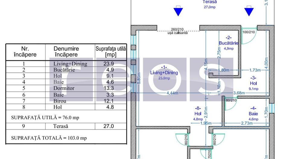 VANZARE CASA INDIVIDUALA | 103 MP | TEREN 314 MP | MOBILATA SI UTILATA | - Poză 17