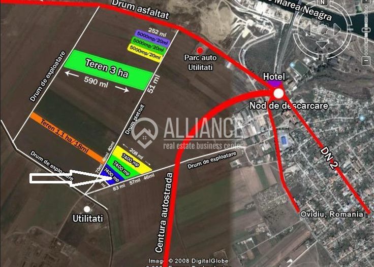 OVIDIU (Cod 01) - teren pentru constructii industriale - Poză 1