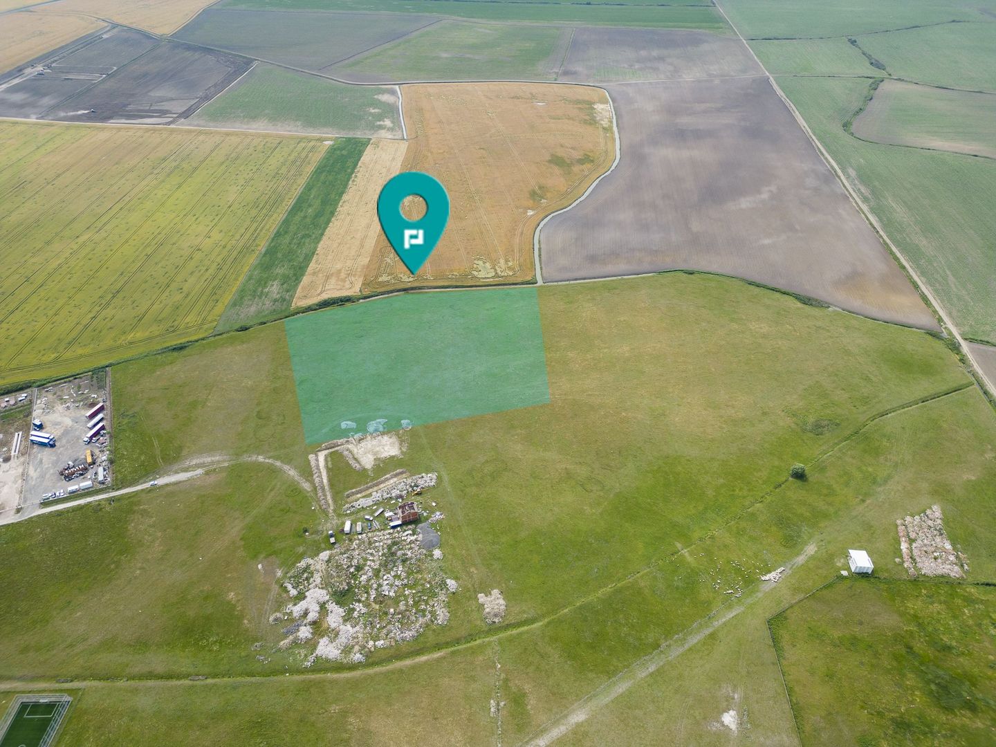 Teren intravilan de 29,970mp Sacalaz - Poză 1