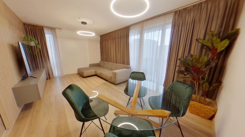 Inchiriem apartament 3 camere mobilat utilat lux cu parcare subterana - Poză 3