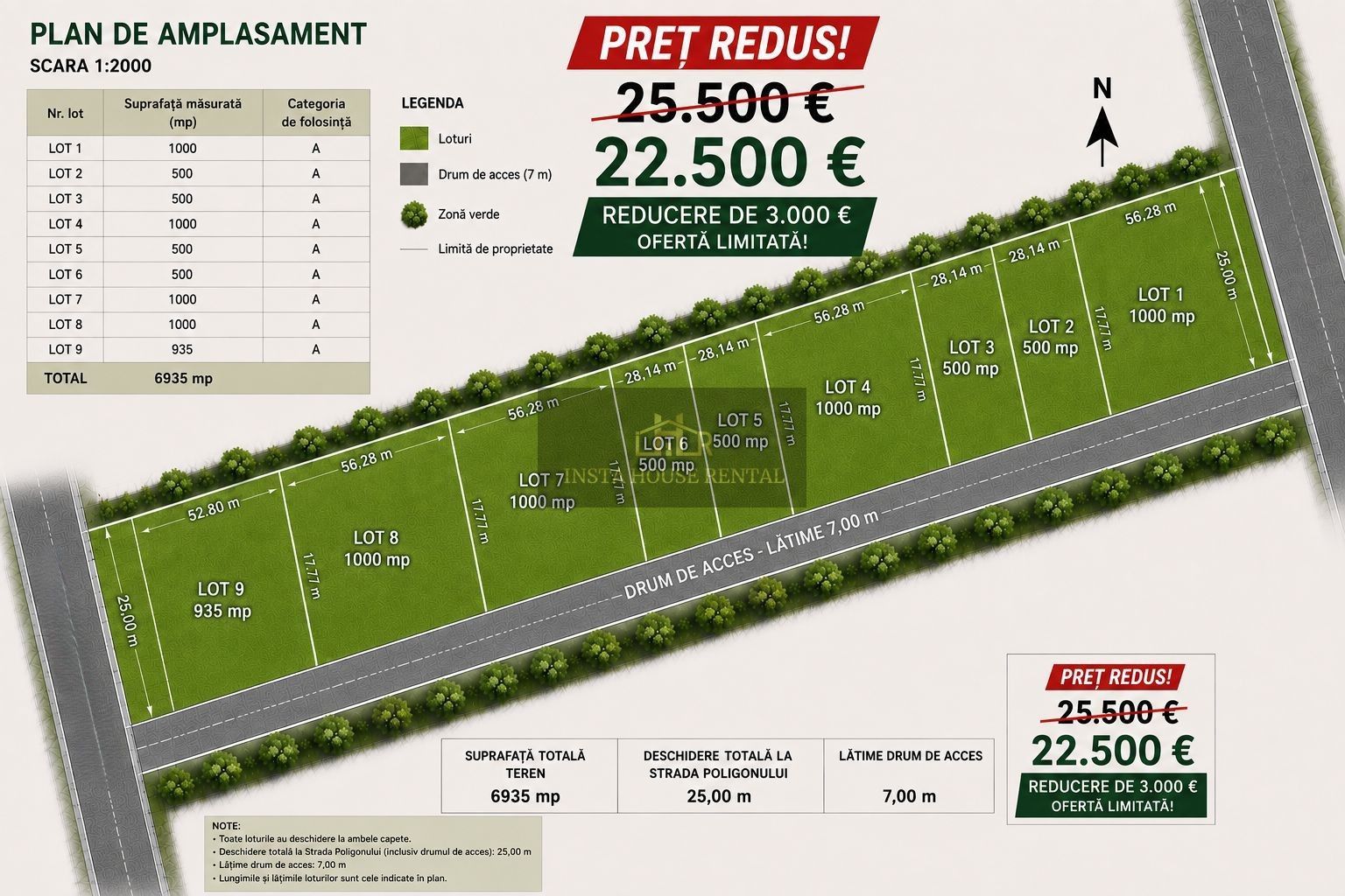 ❇️Teren intravilan 500 mp  / Bragadiru❇️ - Poză 1