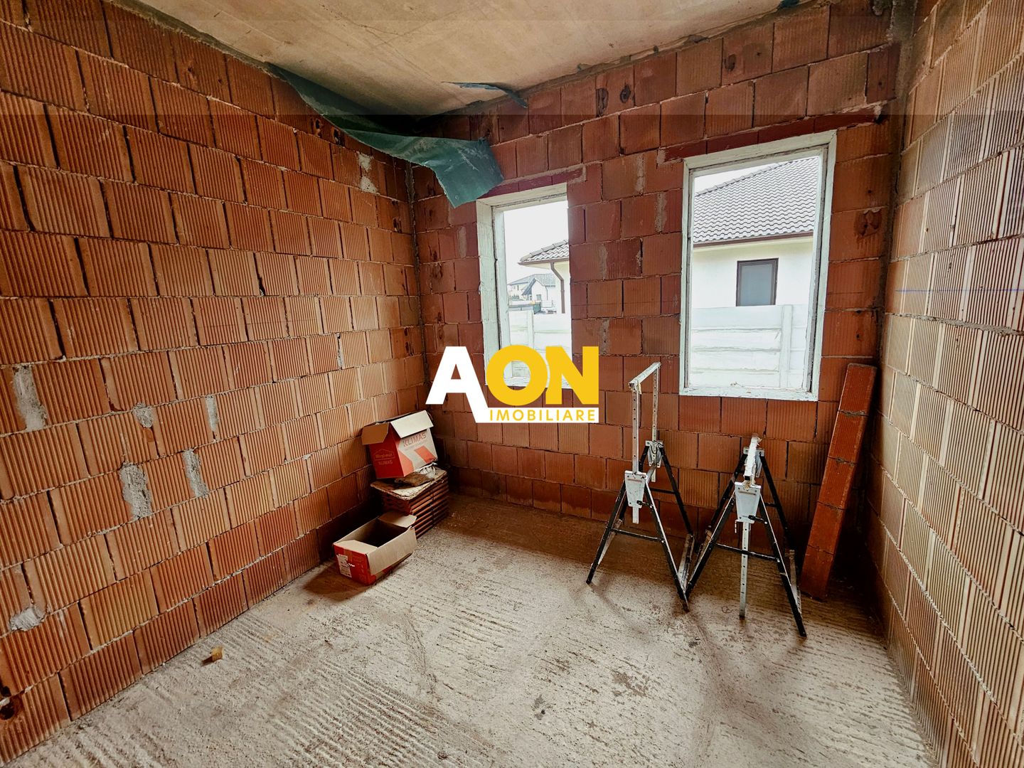 Casa nouă 123 mp utili, semifinisată, 535 mp teren, pod mansardabil - Poză 7