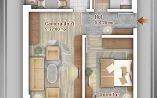 PALLADY | Chirie 2 Camere + Parcare - Poză 11