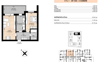 Comision 0 I Apartament 2 camere Miluna Residence - Poză 3