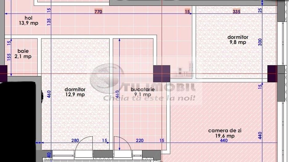 NICOLINA TUDOR NECULAI 3 CAMERE BLOC NOU - 128,000 € - Poză 2