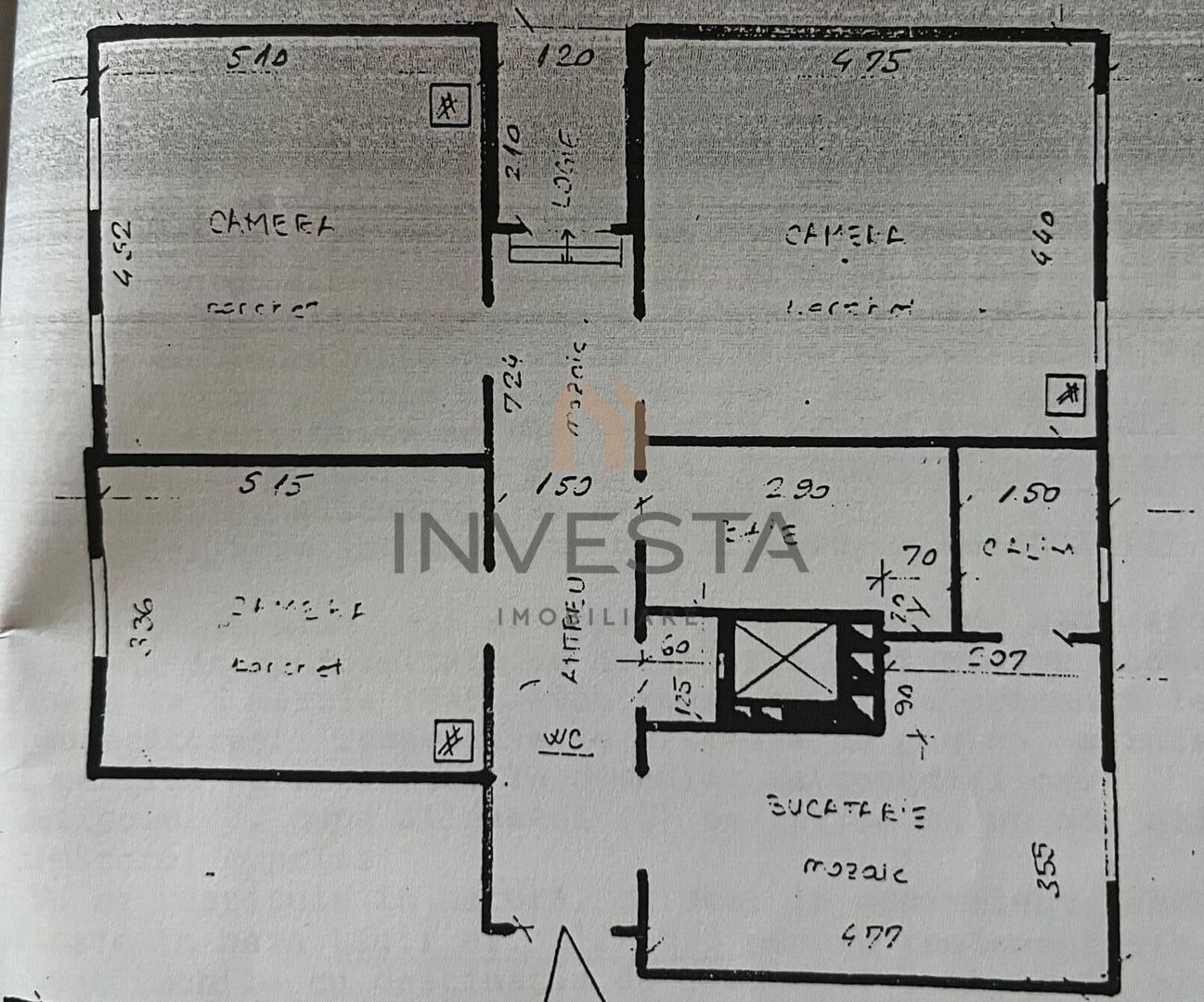 Apartament 94 mp langa Parcul Central! - Schiță 8