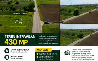 Teren Intravilan – 430 mp | Strada Codrului | Comuna Bercen - Poză 1
