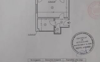 2 Camere | Confort 1 | Etaj 5/9 | Metrou Gorjului - Schiță 8
