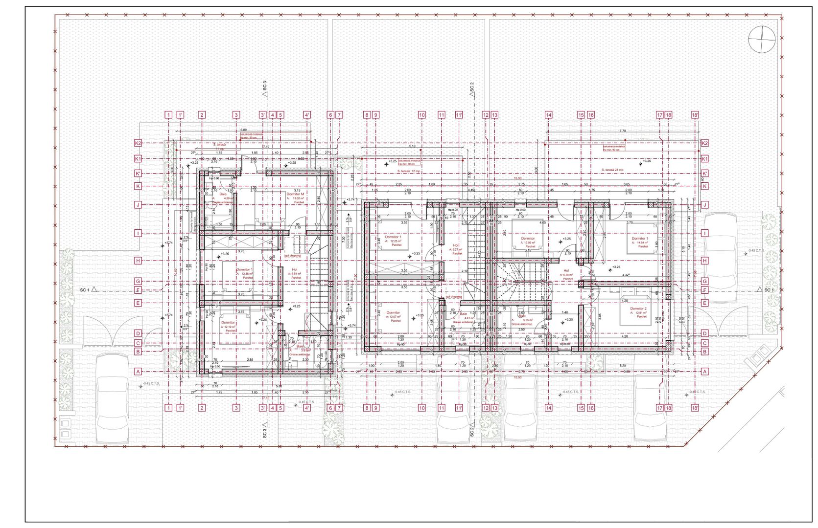 COMISION 0%, Triplex 4 Camere, 102MP Utili, 316MP Teren, Sacalaz, Lidl - Poză 13