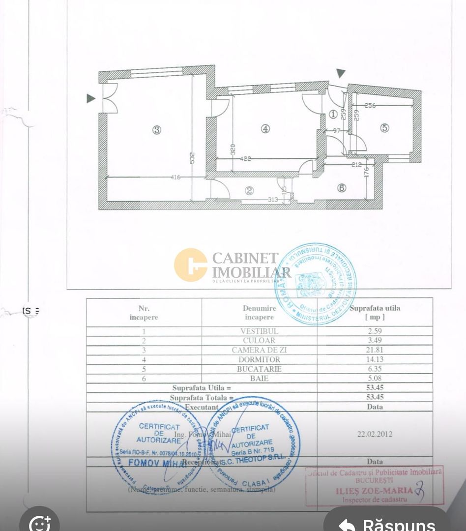 2 camere  | Cismigiu | Centrala proprie | Parter inalt - Poză 12