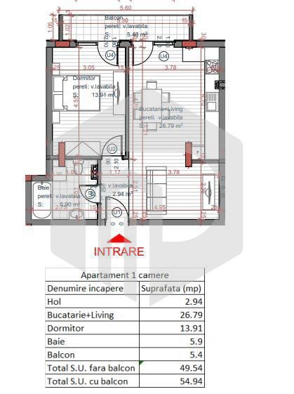 Apartament 2 Camere | LUX | Kogalniceanu | Loc de Parcare Subteran - Poză 7