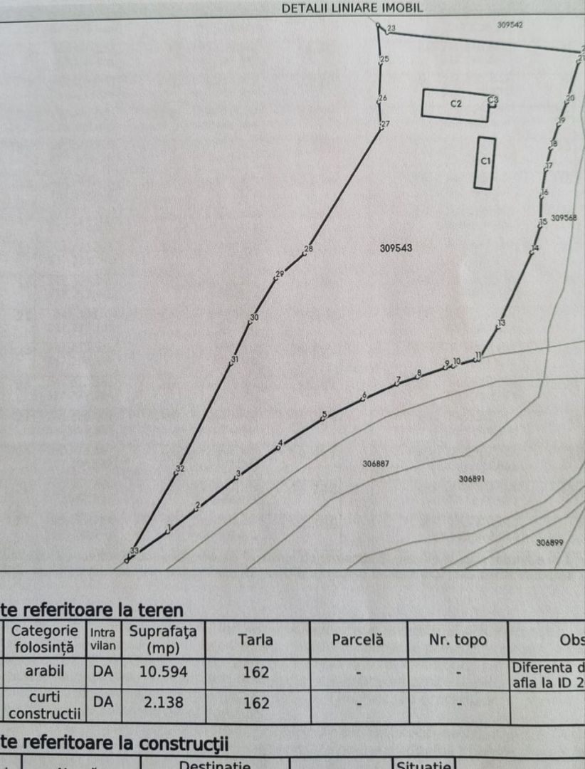1,2 ha teren comercial/industrial cu hale in Baratca Paulis Arad - Poză 6