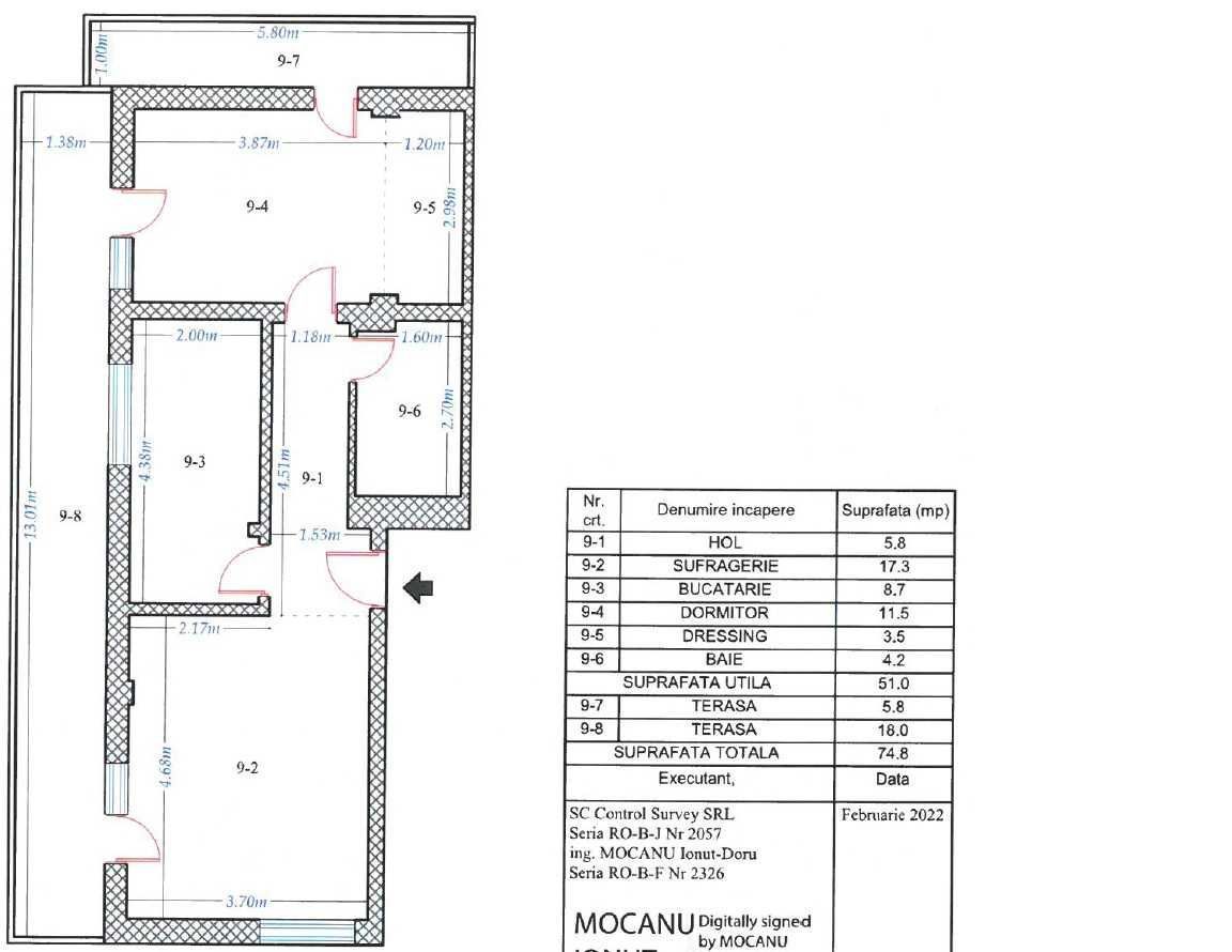 2 camere decomandat,  Drumul Binelui S4 - Poză 8