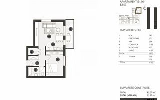 APARTAMENT 2 CAMERE | PROIECT BOUTIQUE | BARBU VACARESCU - Poză 8