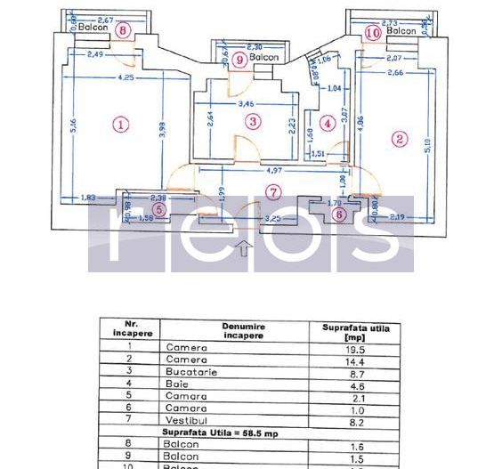 VANZARE 2 CAMERE -DECOMANDAT -PIATA UNIRII- FANTANI - Poză 12