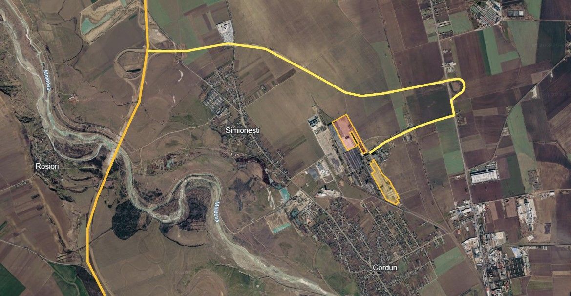 Hală Industrială 16.697 mp, intravilan, H 16 m, Cale Ferată, langa A7 - Poză 3