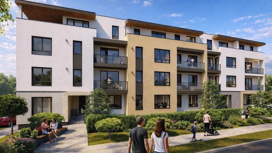 TEREN LOCUINTE COLECTIVE CU AUTORIZATIE DE CONSTRUIRE - Poză 1