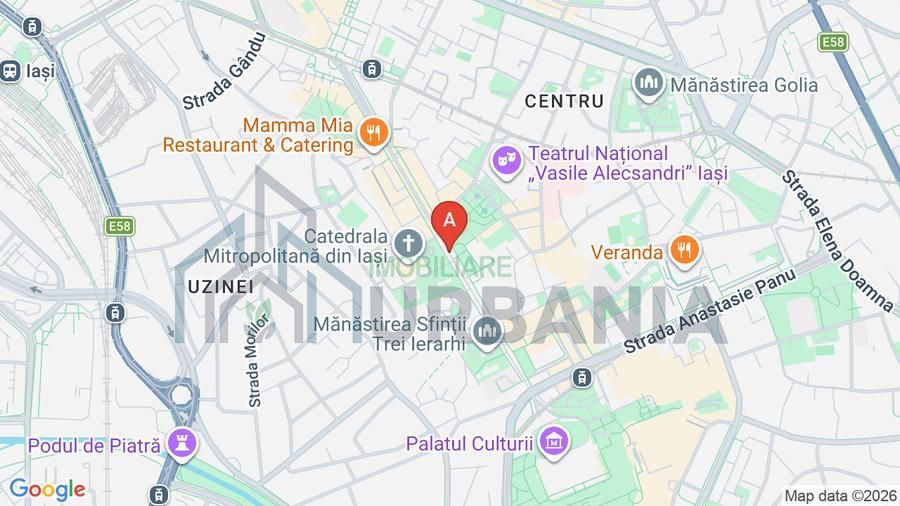 Parter de casă în zonă ultracentrală, Iași – 2 camere, terasă și parcare - Poză 1
