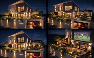 Casă modernă cu panoramă superbă, în complex privat, zona VIVO - Poză 1